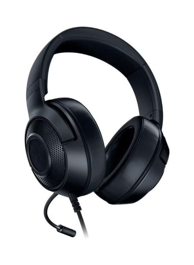 Wired Gaming Headset, 7.1 Surround Sound, Lightweight Aluminum Frame, Bendable Cardioid Microphone, Oval Ear Cushions, Adjustable Headband for PC, Xbox, PS4, Nintendo Switch Black - Image 1